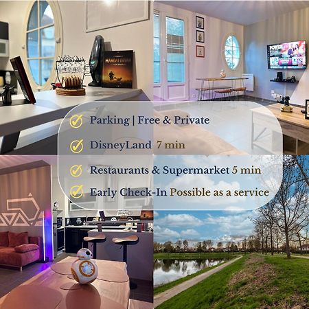 Once Upon A Time - 7Min From Disneyland - Free Private Parking - Self Checkin - Balcony - Barbecue ماني لو أونغر المظهر الخارجي الصورة