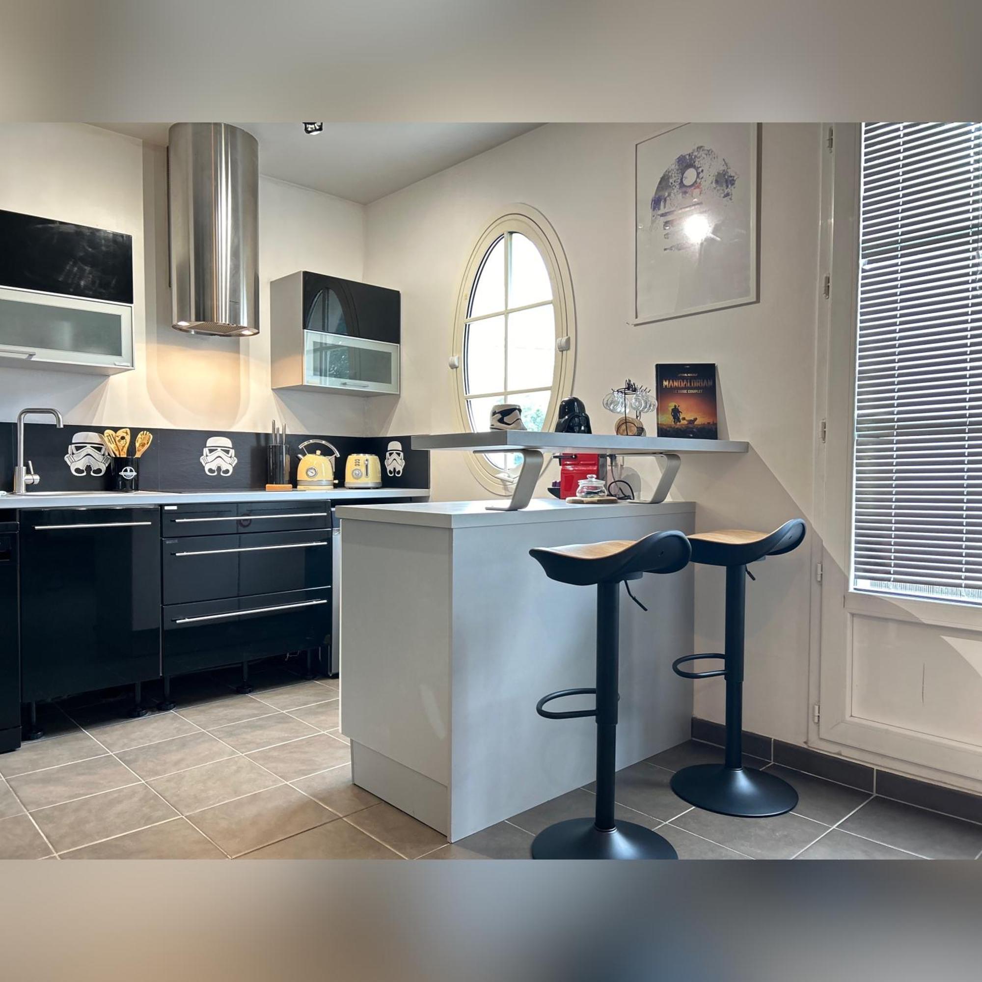 Once Upon A Time - 7Min From Disneyland - Free Private Parking - Self Checkin - Balcony - Barbecue ماني لو أونغر المظهر الخارجي الصورة