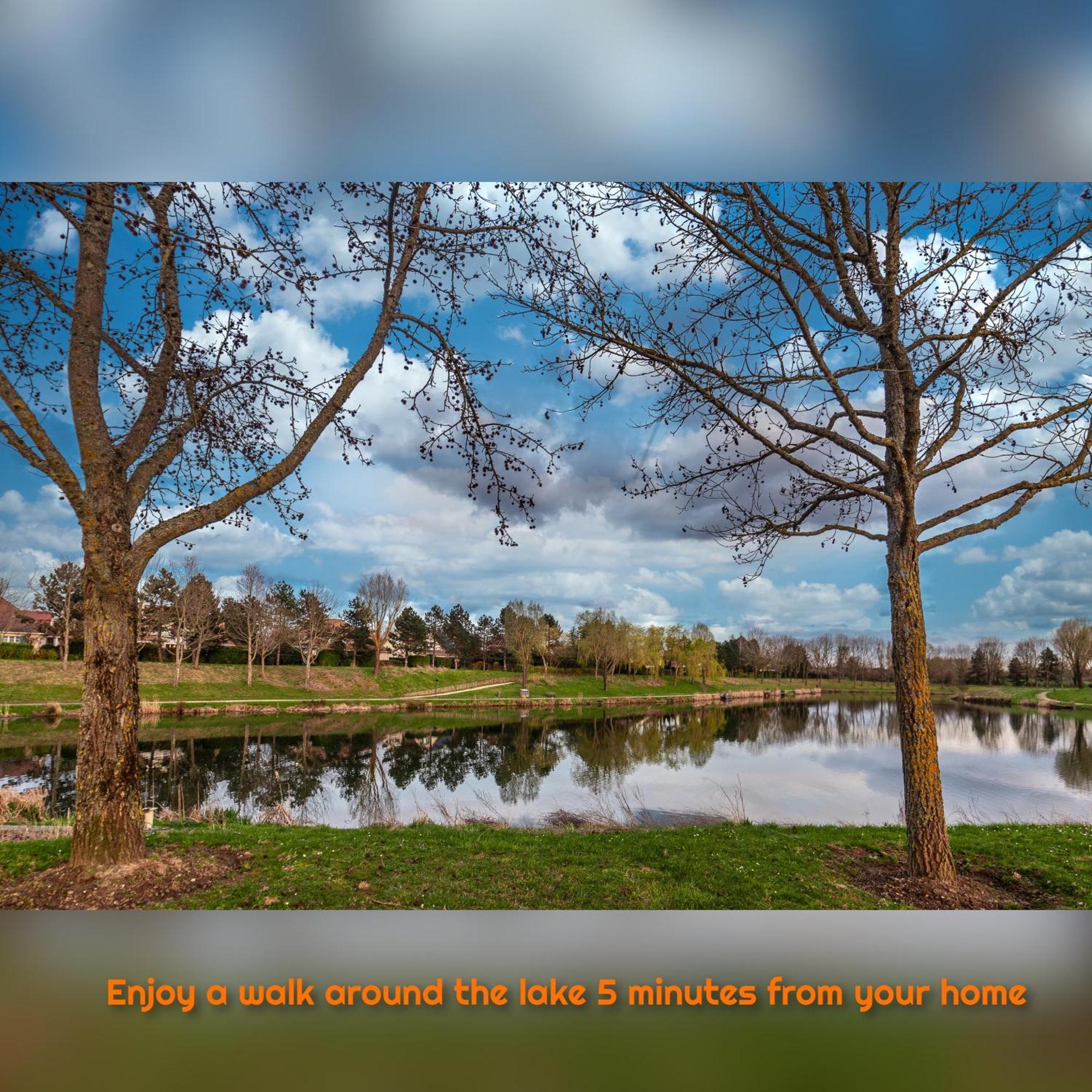 Once Upon A Time - 7Min From Disneyland - Free Private Parking - Self Checkin - Balcony - Barbecue ماني لو أونغر المظهر الخارجي الصورة